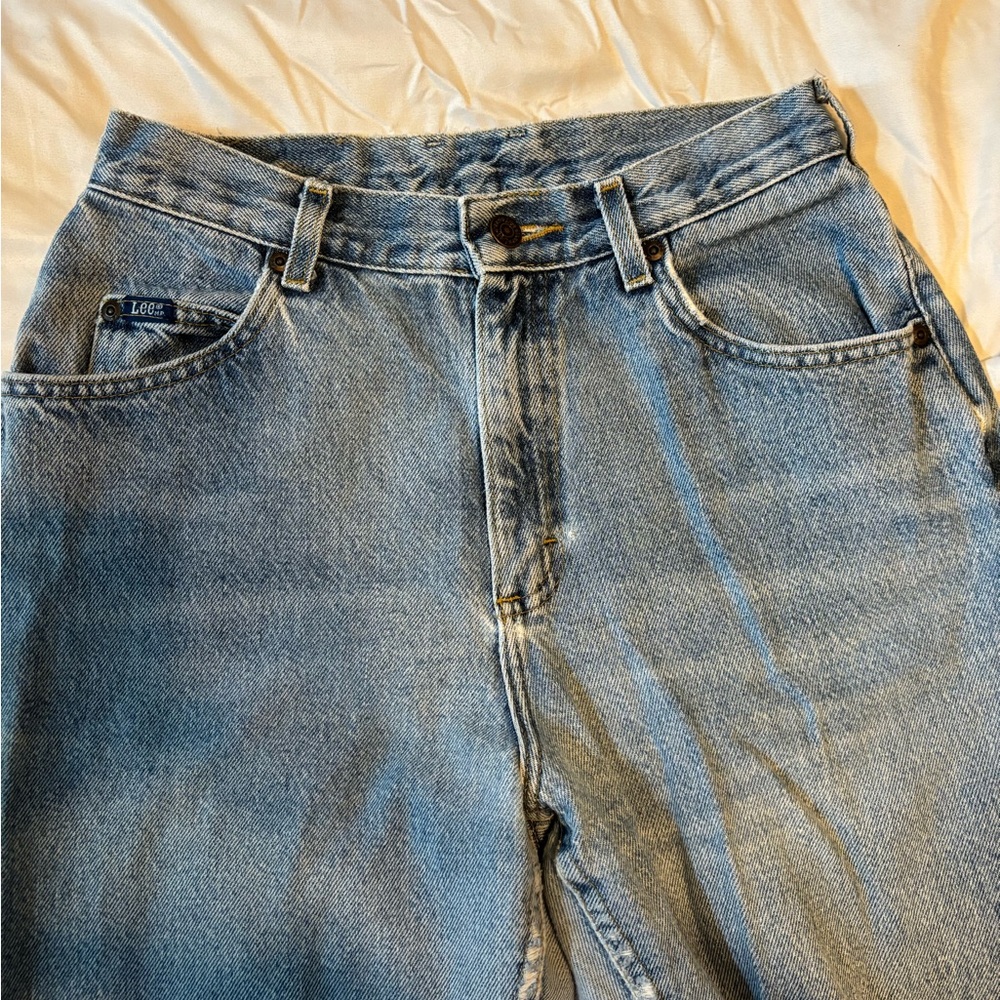 90’s Lee women Light Blue High-Rise Straight Jeans